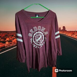 Sedona Arizona Red Rocks Long‎ Sleeve Size  L